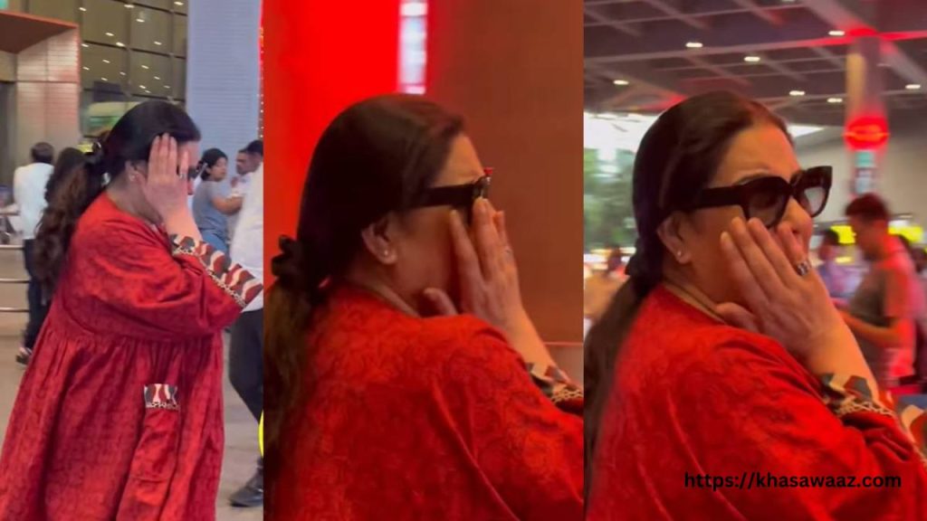 Amrita Singh का एयरपोर्ट पर अजीब बर्ताव, मीडिया से छिपाया अपना चेहरा, फैन्स हैरान
