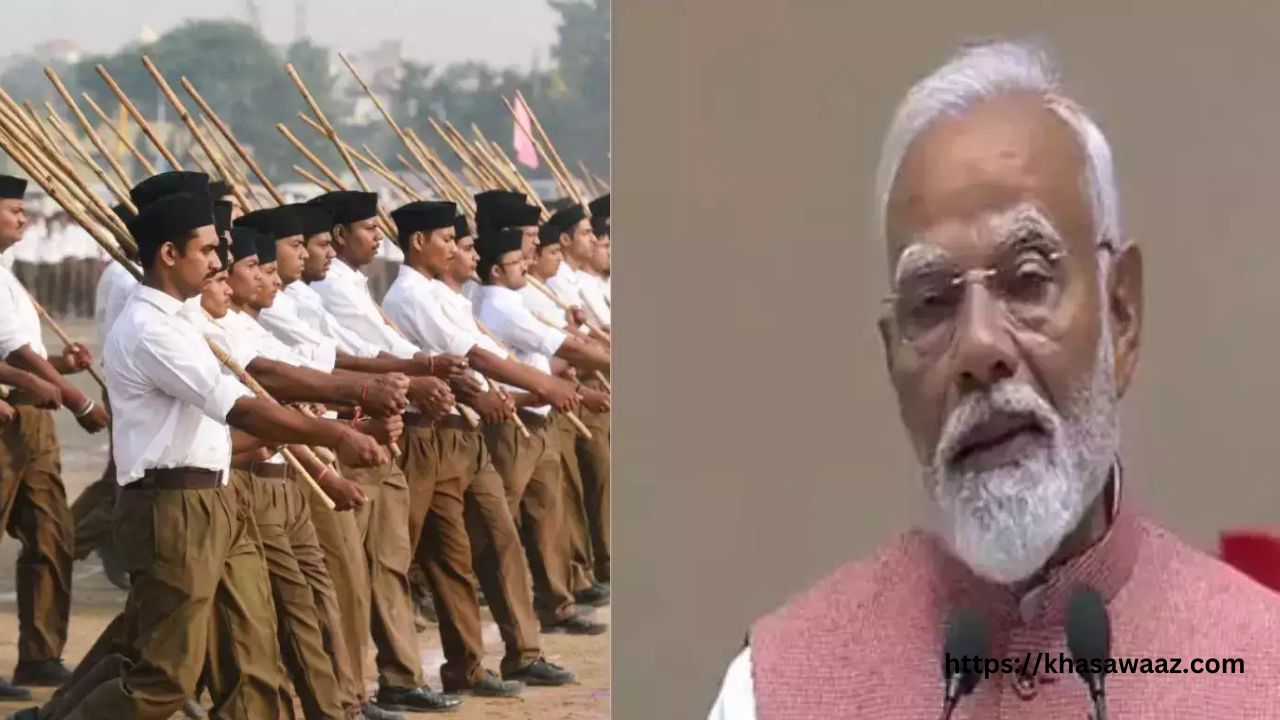 PM Modi ने RSS की प्रशंसा की, मराठी भाषा और संस्कृति से जुड़ाव को बताया सौभाग्य