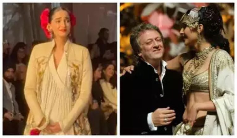 Sonam Kapoor की रैंप वॉक पर छलके आंसू, दिवंगत डिजाइनर Rohit Bal को दी भावुक श्रद्धांजलि