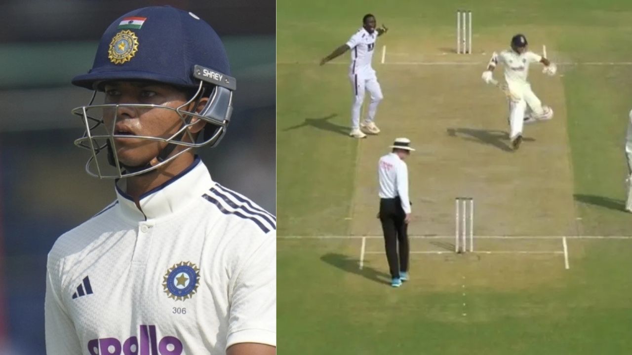 यशस्वी जायसवाल 175 रन पर रन आउट, दोहरा शतक चूक गया, फैन्स ने गिल को ठहराया जिम्मेदार