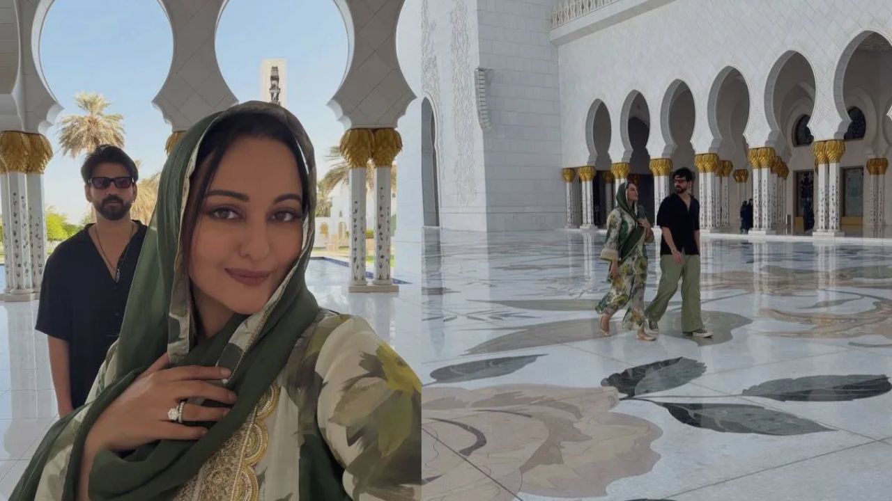 सोनाक्षी-जहीर ने करवाचौथ पर मस्जिद से शेयर की तस्वीरें, जूते विवाद में आए, यूजर्स ने किया ट्रोल