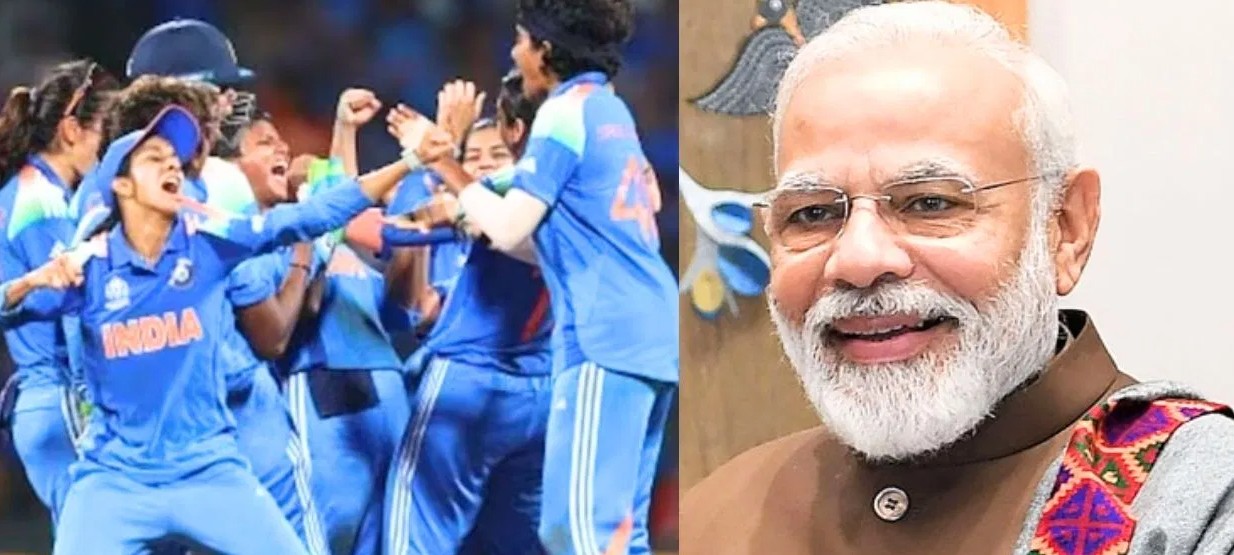 महिला शक्ति का जलवा विश्व कप पर भारत का कब्जा पीएम मोदी बोले बेटियों की यह जीत नई पीढ़ी को प्रेरित करेगी