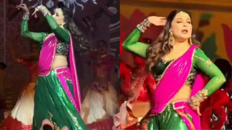 Madhuri Dixit Dance: उदयपुर की शाही शादी में माधुरी का धोलारे धमाका, वायरल वीडियो ने सोशल मीडिया पर मचाया तूफान