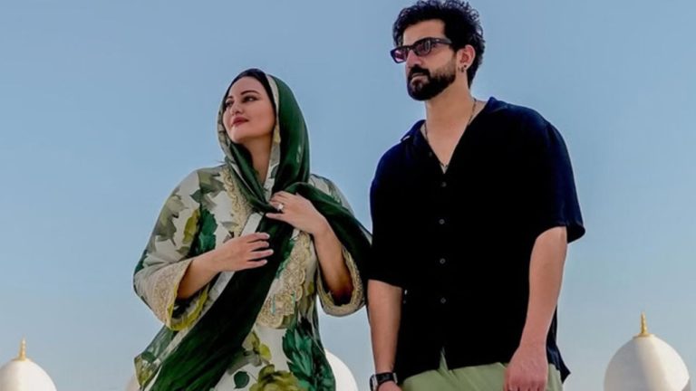 सोनाक्षी-जहीर की अबू धाबी मस्जिद ट्रिप में हंसी के ठहाके, जहीर का मजेदार कमेंट वायरल