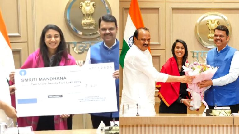 World Cup winning की तीन स्टार प्लेयर्स को CM फडणवीस ने किया सम्मानित, ₹2.25 करोड़ का इनाम घोषित