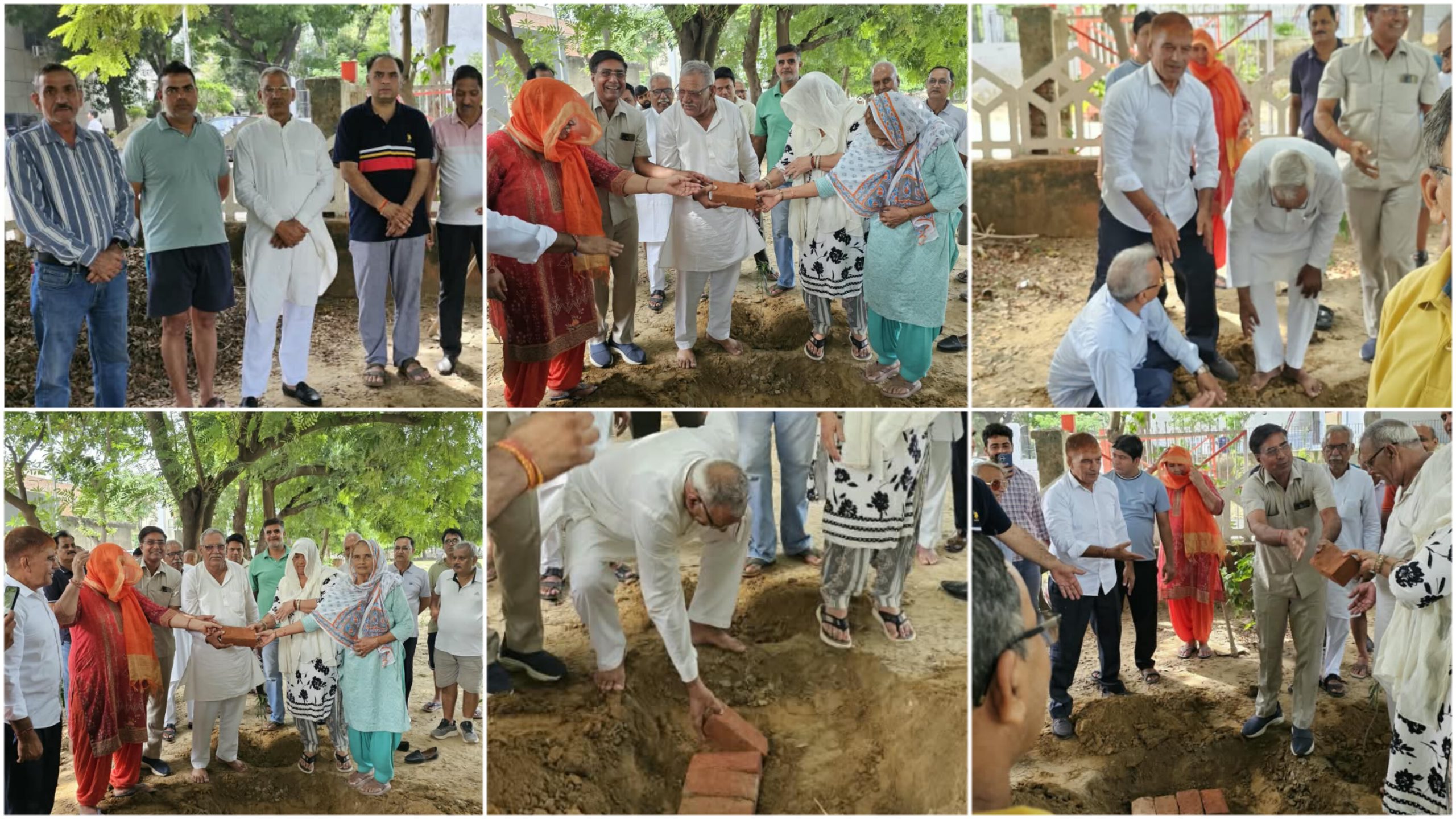 ग्रेटर नोएडा सेक्टर 36 बी ब्लॉक पार्क में पाथवे का उद्घाटन